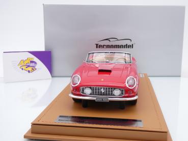 Preview: Tecnomodel TM18-205C # Ferrari 250 GT California SWB Baujahr 1960 " ferrarirot " 1:18