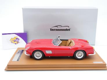 Preview: Tecnomodel TM18-205C # Ferrari 250 GT California SWB Baujahr 1960 " ferrarirot " 1:18