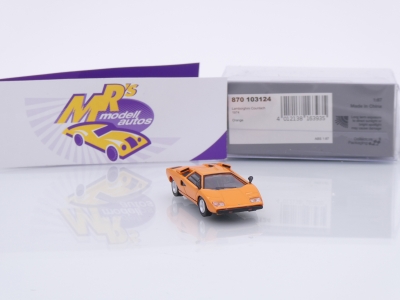 Preview: Minichamps 870103124 # Lamborghini Countach Baujahr 1974 " orange " 1:87