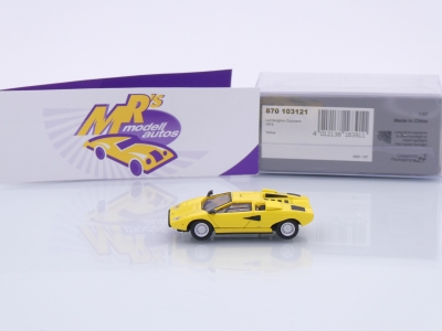 Preview: Minichamps 870103121 # Lamborghini Countach Baujahr 1974 " gelb " 1:87
