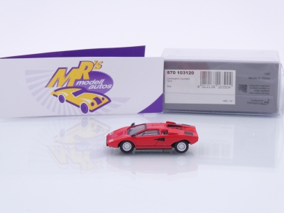 Preview: Minichamps 870103120 # Lamborghini Countach Baujahr 1974 " rot " 1:87