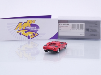 Preview: Minichamps 870103120 # Lamborghini Countach Baujahr 1974 " rot " 1:87