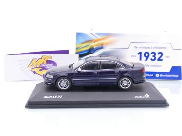 Preview: Solido S4313303 # Audi S8 (D3) Baujahr 2010 " dunkelblau " 1:43