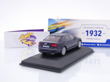 Preview: Solido S4313303 # Audi S8 (D3) Baujahr 2010 " dunkelblau " 1:43