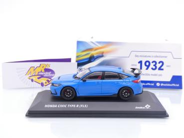 Preview: Solido S4314301 # Honda Civic Type R (FL5) Baujahr 2022 " racing blau " 1:43