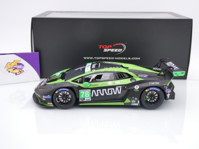 Preview: Top Speed TS0549 # Lamborghini Huracan GT3 #78 24h Daytona 2023 " Team Forte Racing " 1:18