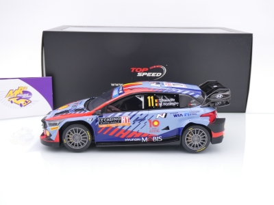 Preview: Top Speed TS0580 # Hyundai i20 N Rallye Monte Carlo 2024 " Thierry Neuville - Martijn Wydaeghe " 1:18