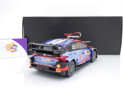 Preview: Top Speed TS0580 # Hyundai i20 N Rallye Monte Carlo 2024 " Thierry Neuville - Martijn Wydaeghe " 1:18