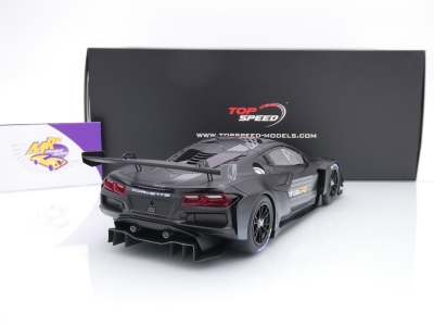 Preview: Top Speed TS0542 # Chevrolet Corvette Z06 GT3.R Road America 2023 " Test Car Version " 1:18