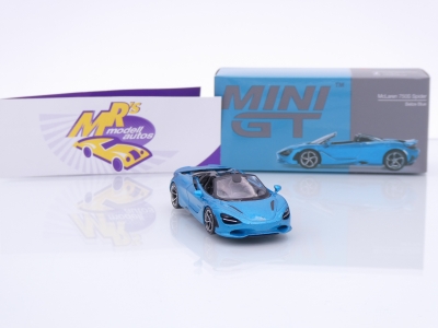 Preview: TSM MINI GT MGT00812-L # McLaren 750S Spider LHD " türkis (Belize Blue) " 1:64