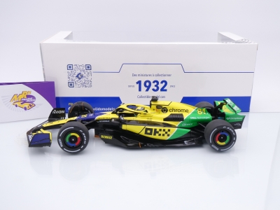 Preview: Solido S1814204 # McLaren MCL38 F1 #81 2nd Monaco GP 2024 " Oscar Piastri " 1:18
