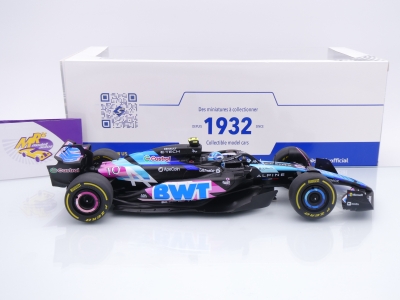 Preview: Solido S1814002 # Alpine BWT A524 F1 #10 10th Monaco GP 2024 " Pierre Gasly " 1:18