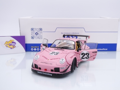 Preview: Solido S1808503 # Porsche 911 (993) RWB Rauh-Welt Baujahr 2020 " Sopranos - Pink Pig " 1:18
