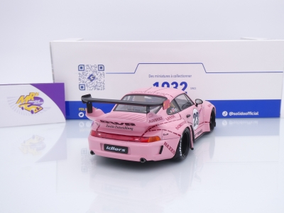 Preview: Solido S1808503 # Porsche 911 (993) RWB Rauh-Welt Baujahr 2020 " Sopranos - Pink Pig " 1:18