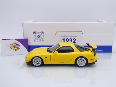 Preview: Solido S1810603 # Mazda RX-7 Type RS (FD3S) Baujahr 1994 " gelb " 1:18