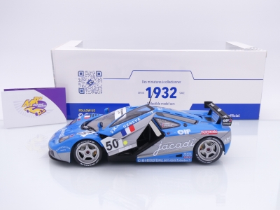 Preview: Solido S1804109 # McLaren F1 GTR #50 5th 24h Le Mans 1995 " Giroix Racing " 1:18