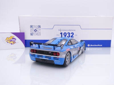 Preview: Solido S1804109 # McLaren F1 GTR #50 5th 24h Le Mans 1995 " Giroix Racing " 1:18