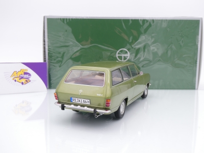 Preview: Touring 18048100 # Opel Kadett B Caravan Baujahr 1972 " hellgrünmetallic " 1:18