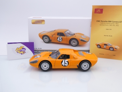 Preview: CMC M-236 # Porsche 904 Carrera GTS #45 3rd 1000km Nürburgring 1964 " Racing Team Holland " 1:18