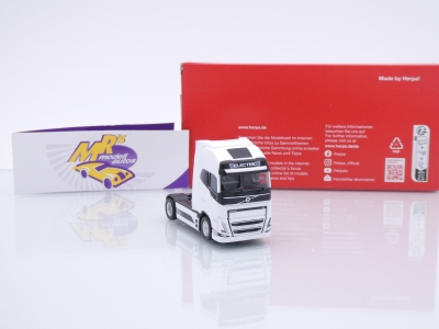 Preview: Herpa 318655 # Volvo FH GL XL Electric Zugmaschine Baujahr 2020 " weiß " 1:87