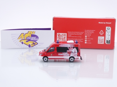 Preview: Herpa 098243 # Mercedes-Benz Sprinter '18 Bus HD " Feuerwehr Essen " 1:87