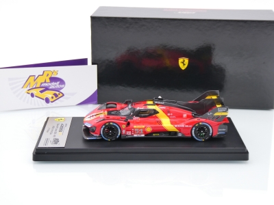 Preview: BBR Models CS004 # Ferrari 499P Hypercar #51 WEC 6h Spa 2023 " AF Corse " 1:43