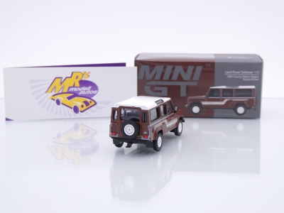 Preview: TSM MINI GT MGT00734-L # Land Rover Defender 110 County Station Wagon LHD " Russet Brown " 1:64