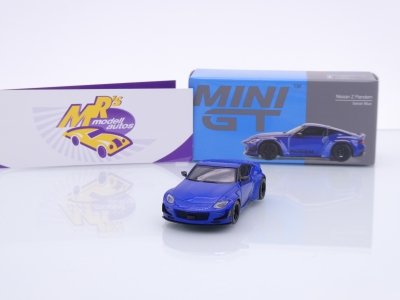 TSM MINI GT MGT00778-L # Nissan Z Pandem LHD " Seiran Blue " 1:64