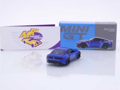 Preview: TSM MINI GT MGT00778-L # Nissan Z Pandem LHD " Seiran Blue " 1:64
