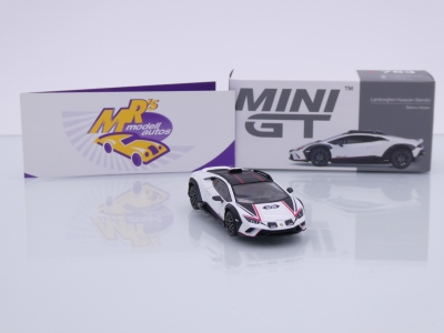 Preview: TSM MINI GT MGT00763-L # Lamborghini Huracan Sterrato #63 LHD " Bianco Asopo " 1:64