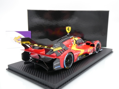 Preview: BBR Models CS18004 # Ferrari 499P Hypercar #51 3rd 6h Spa 2023 " AF Corse " 1:18
