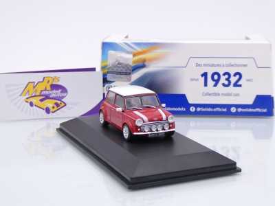Preview: Solido S4316603 # Mini Cooper Sport Baujahr 1997 " rotmetallic-weiß " 1:43