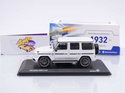 Preview: Solido S4316701 # Mercedes-AMG G63 Baujahr 2022 " weißmetallic " 1:43