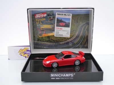 Preview: Minichamps 400062027 # Porsche 911 (996.2) GT3 Baujahr 2003 " Sport Auto Supertest " 1:43