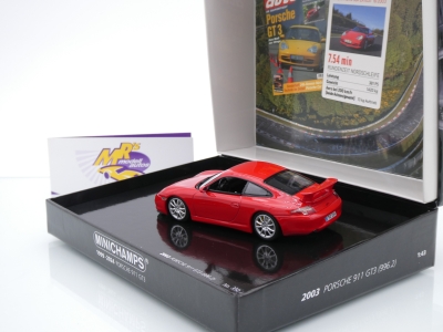 Preview: Minichamps 400062027 # Porsche 911 (996.2) GT3 Baujahr 2003 " Sport Auto Supertest " 1:43