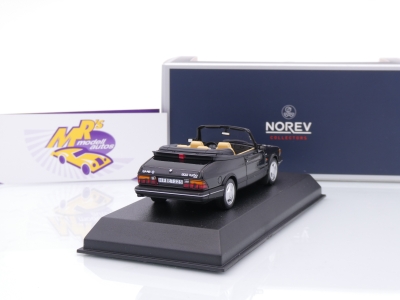 Preview: Norev 810045 # Saab 900 Turbo 16 Cabriolet Baujahr 1992 " schwarz " 1:43