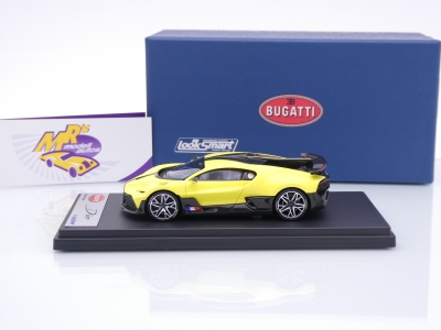 Preview: Look Smart LS497C # Bugatti Divo Baujahr 2018 " Jaune Saufre Glossy " 1:43