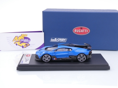 Preview: Look Smart LS497D # Bugatti Divo Baujahr 2018 " French Racing Blue Glossy " 1:43
