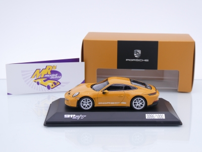 Preview: Spark WAP0203130R0ST # Porsche 911 (992) S/T Baujahr 2023 " bahamagelb " 1:43