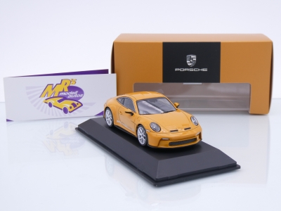 Preview: Spark WAP0203130R0ST # Porsche 911 (992) S/T Baujahr 2023 " bahamagelb " 1:43