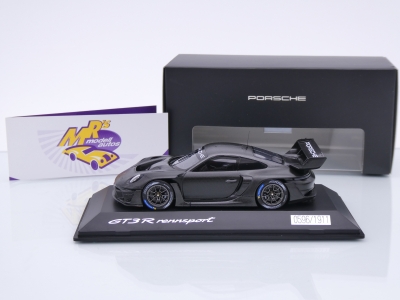 Preview: Spark WAP0205040SGTR # Porsche 911 GT3 R Rennsport Baujahr 2024 " carbonschwarz " 1:43