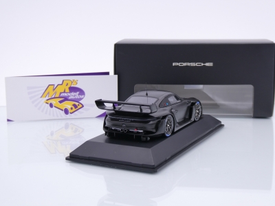 Preview: Spark WAP0205040SGTR # Porsche 911 GT3 R Rennsport Baujahr 2024 " carbonschwarz " 1:43