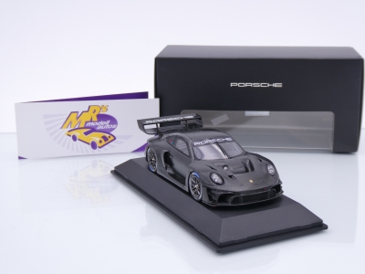 Preview: Spark WAP0205040SGTR # Porsche 911 GT3 R Rennsport Baujahr 2024 " carbonschwarz " 1:43