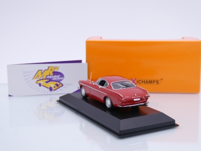 Preview: Maxichamps 940171620 # Volvo P1800S Coupe Baujahr 1969 " dunkelrot " 1:43