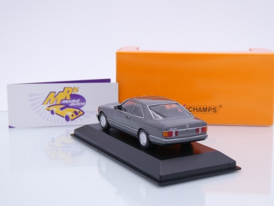 Preview: Maxichamps 940035122 # Mercedes-Benz 560 SEC Baujahr 1986 " dunkelgraumetallic " 1:43