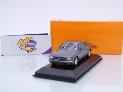 Preview: Maxichamps 940035122 # Mercedes-Benz 560 SEC Baujahr 1986 " dunkelgraumetallic " 1:43