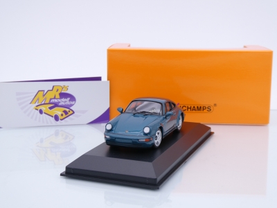 Preview: Maxichamps 940062921 # Porsche 911 (964) Carrera 2 Baujahr 1989 " türkisgrünmetallic " 1:43