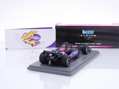 Preview: Spark S9518 # BWT Alpine A524 F1 #31 Bahrain GP 2024 " Esteban Ocon " 1:43