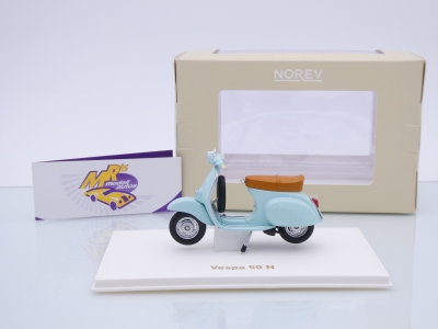Preview: Norev 182081 # Vespa 50 N Roller Baujahr 1963 " türkisblau " 1:18