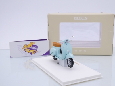 Preview: Norev 182081 # Vespa 50 N Roller Baujahr 1963 " türkisblau " 1:18
